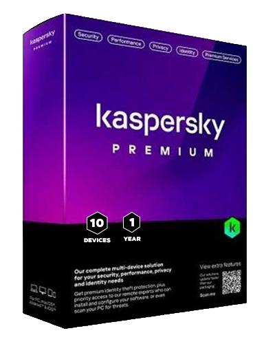 Kaspersky Premium + Customer Support | 10 Eszköz | 1 Év