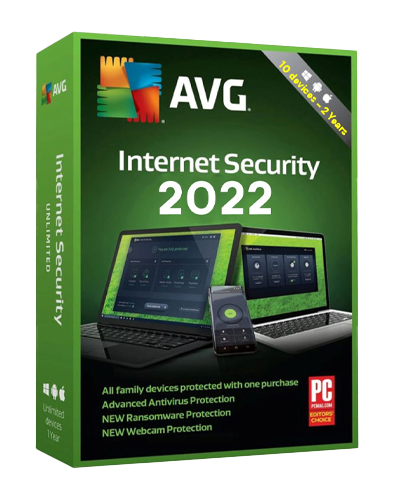 AVG Internet Security | 10 PC | 2 Év
