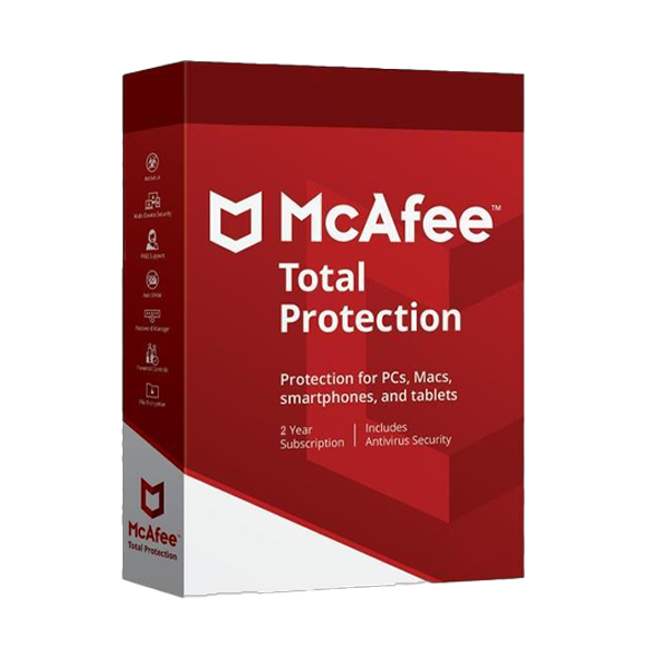 McAfee Total Protection - 5 Eszköz / 2 Év,