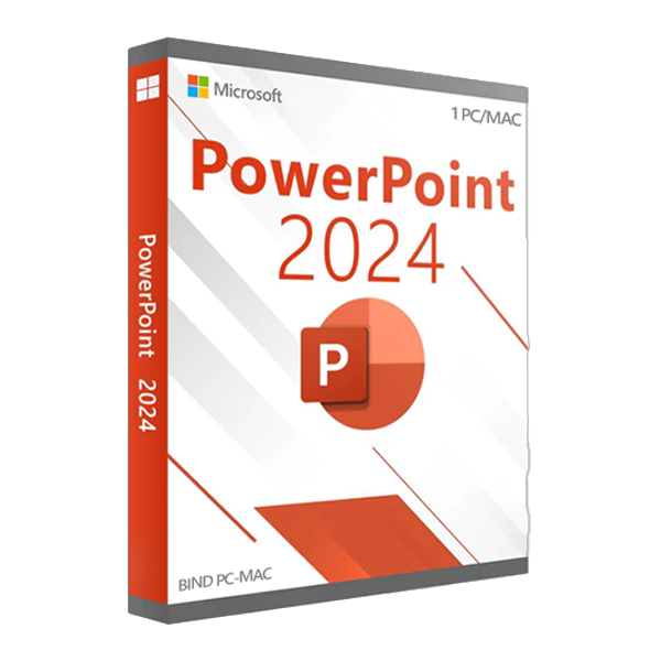 Microsoft PowerPoint 2024 BIND PC/MAC