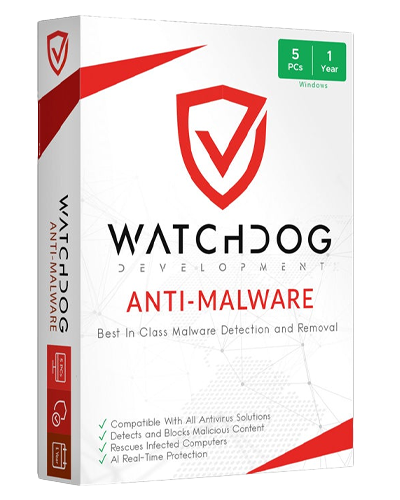 Watchdog Anti-Malware 5PC 1Year EURO Only