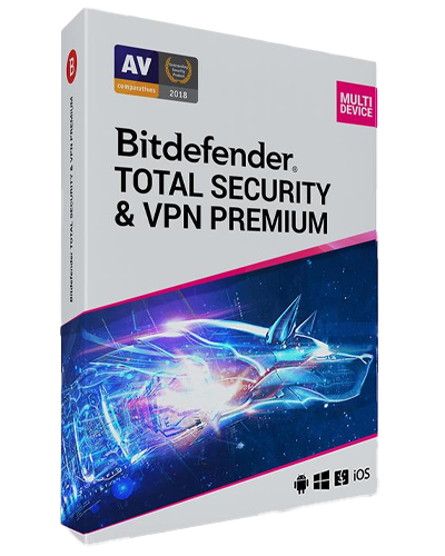 Bitdefender Total Security + Premium VPN | 5 PC | 1 Év | EU only