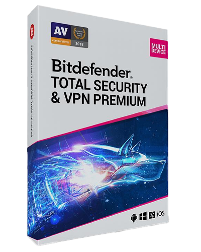 Bitdefender Premium VPN | 10 PC | 1 Év | EU only