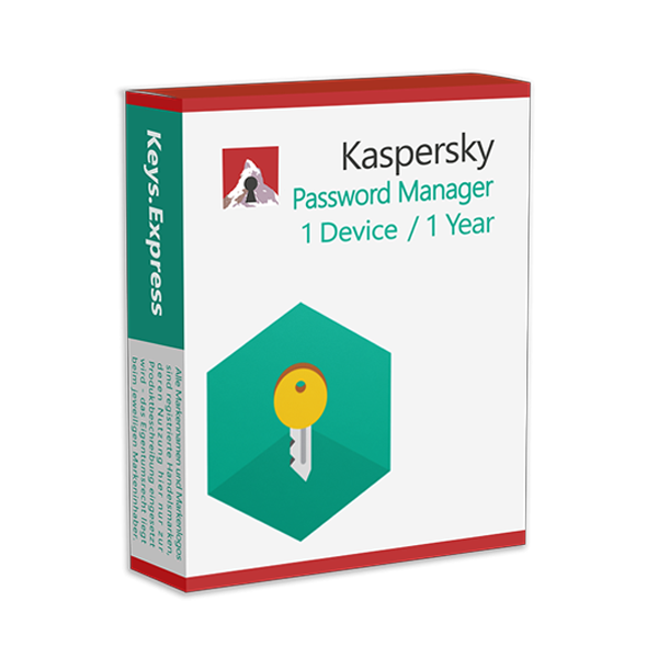 Kaspersky Password Manager | 1 Eszköz | 1 Év | EU