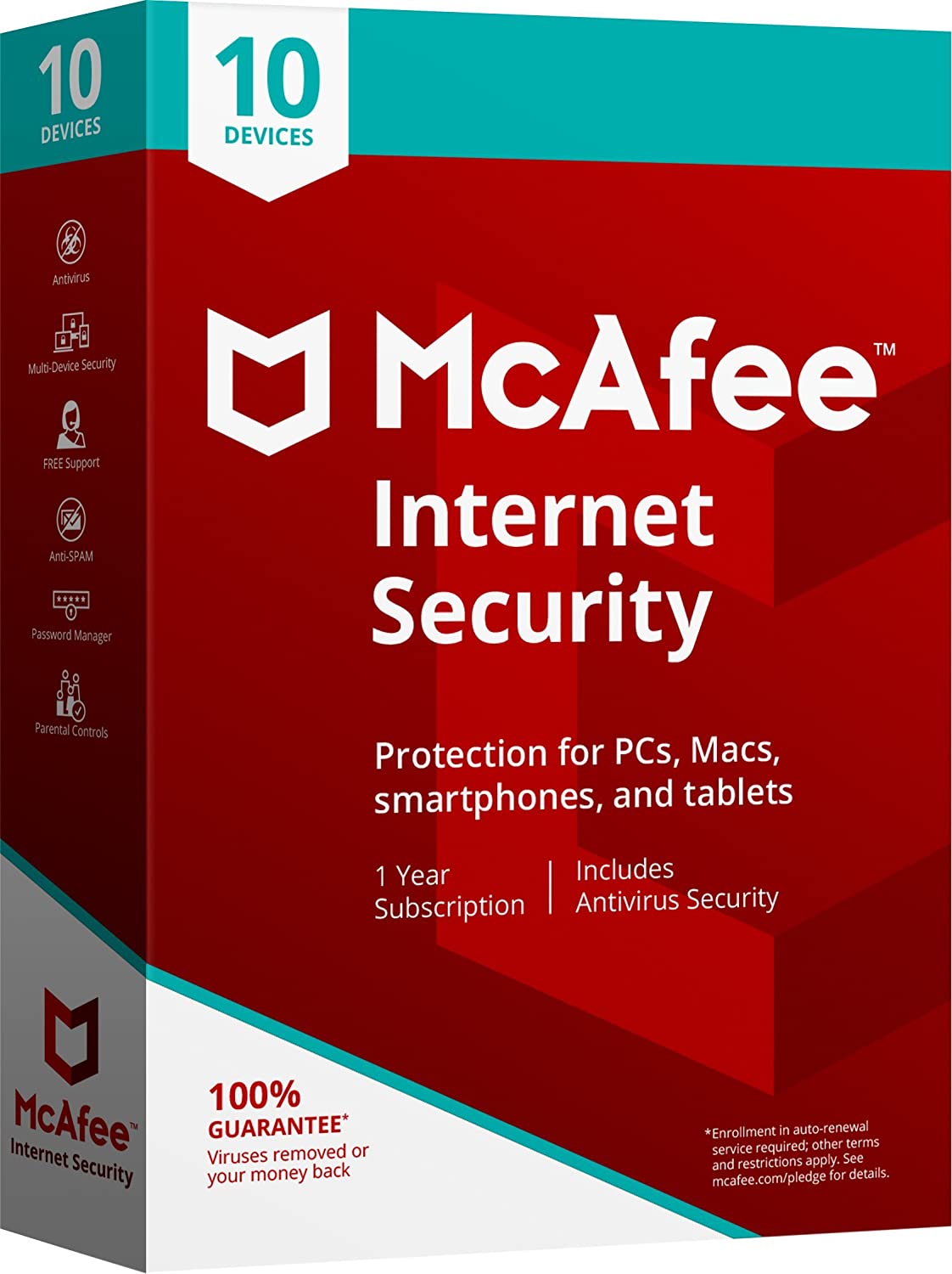 McAfee Internet Security 10 - Devices 1 Év