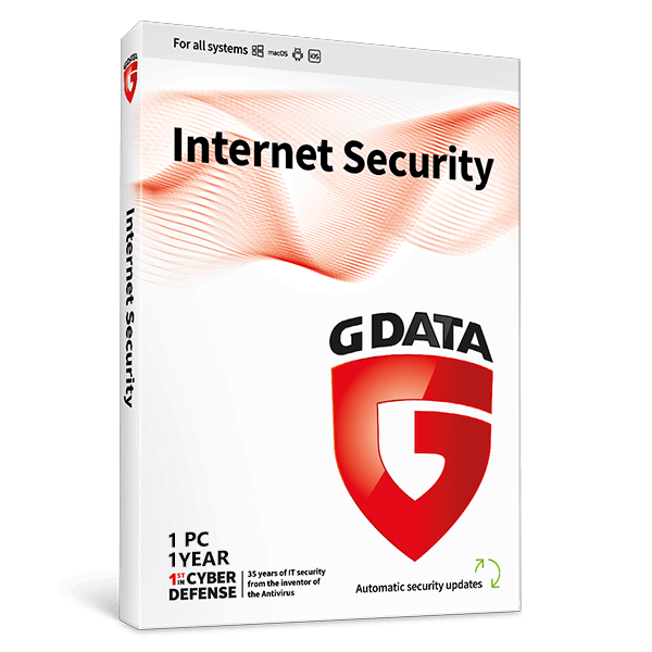 G DATA Internet Security 1 PC 1 Év DE/EN/FR/IT