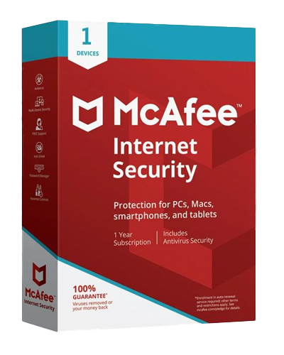 McAfee Internet Security - 1 Felhasználó 1 Év, Global